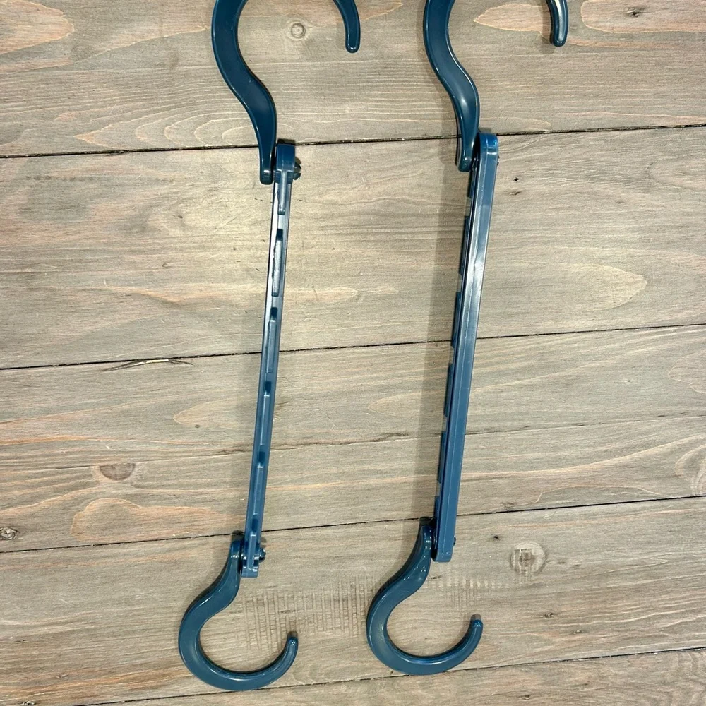 Closet hanger hooks, set of 2